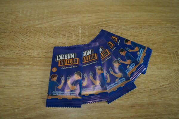 Pack de 5 paquets de stickers Album du Club