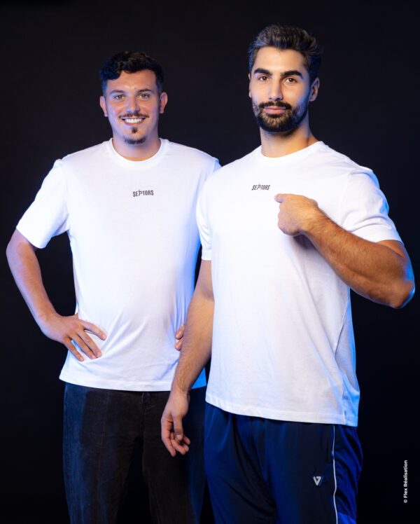 T-shirt de sortie blanc – Image 4