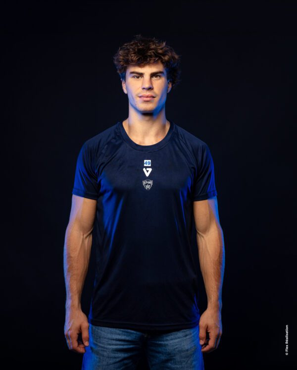 T-shirt d'entrainement bleu